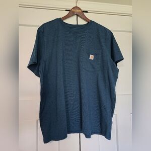 Carhartt Men's Blue Pocket T-Shirt